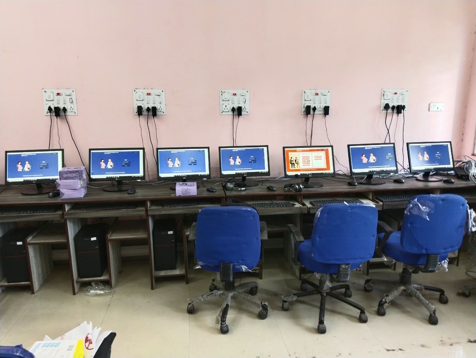 Classroom at Barasat Government College