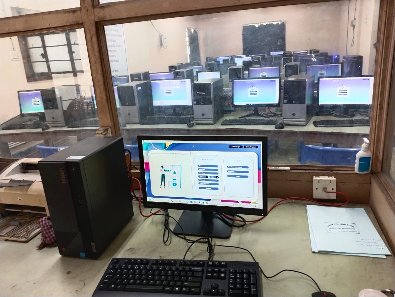 PC lab at BUIET Bankura