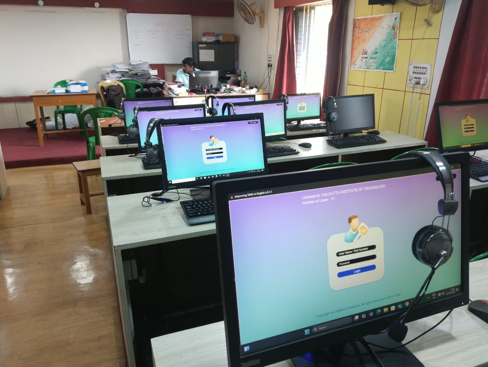 Language lab at CIT Uluberia