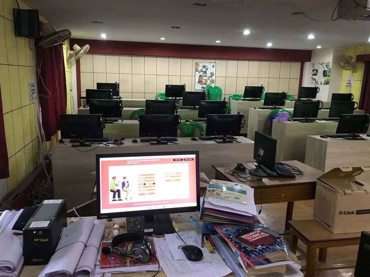 Lab workstations at CIT Uluberia