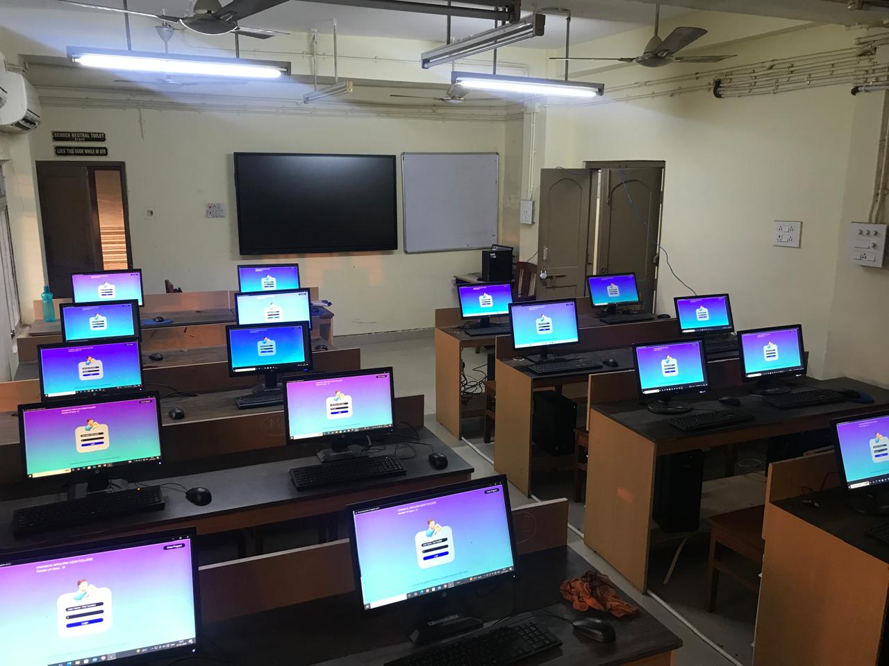 Language lab at Maulana Azad College